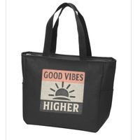 Good Vibes Higher Zip Tote Bag