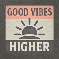 Good Vibes Higher Cotton Canvas Backpack