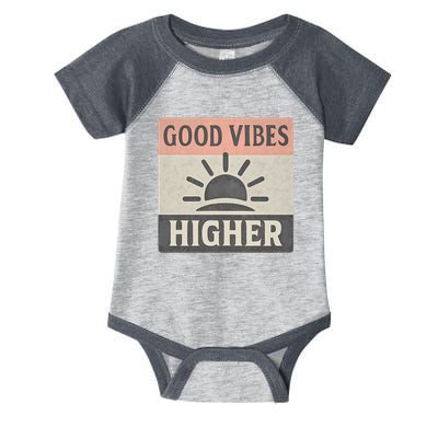 Good Vibes Higher Infant Baby Jersey Bodysuit
