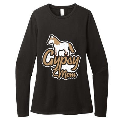 Gypsy Vanner Horse Mom Horseback Riding Stable Gift Womens CVC Long Sleeve Shirt