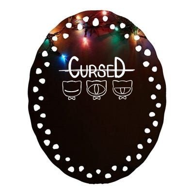 Grimmi Vtuber Horror Ceramic Oval Ornament