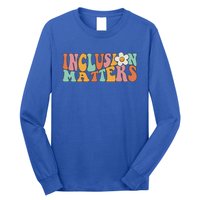 Gnoovy Vintage Inclusion Matters Special Education Teacher Meaningful Gift Long Sleeve Shirt