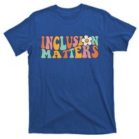 Gnoovy Vintage Inclusion Matters Special Education Teacher Meaningful Gift T-Shirt