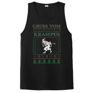 Gruss Vom Krampus Goth Ugly Christmas Sweater PosiCharge Competitor Tank