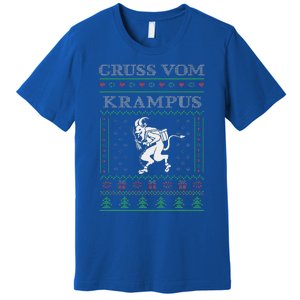 Gruss Vom Krampus Goth Ugly Christmas Sweater Premium T-Shirt