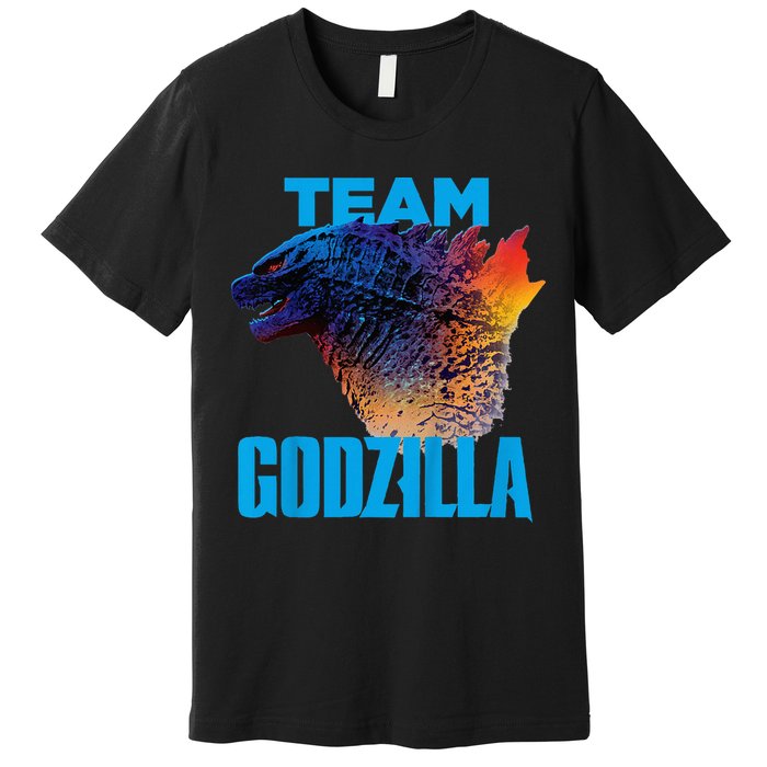 Go.Dzilla Vs Kong Of.Icial Team Go.Dzilla Neon Premium T-Shirt
