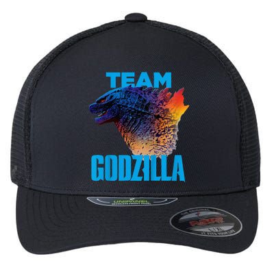 Godzilla vs Kong Offici.al Team Godzilla Neon Flexfit Unipanel Trucker Cap