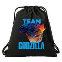 Godzilla vs Kong Offici.al Team Godzilla Neon Drawstring Bag