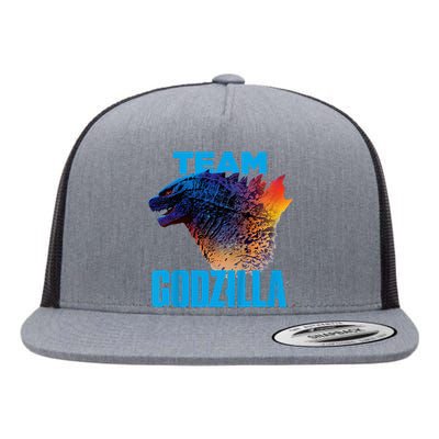 Godzilla vs Kong Offici.al Team Godzilla Neon Flat Bill Trucker Hat