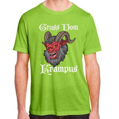 Gruss Vom Krampus Germanic Christmas Demon Merry Krampus Adult ChromaSoft Performance T-Shirt