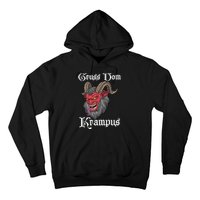 Gruss Vom Krampus Germanic Christmas Demon Merry Krampus Hoodie