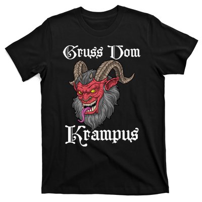 Gruss Vom Krampus Germanic Christmas Demon Merry Krampus T-Shirt