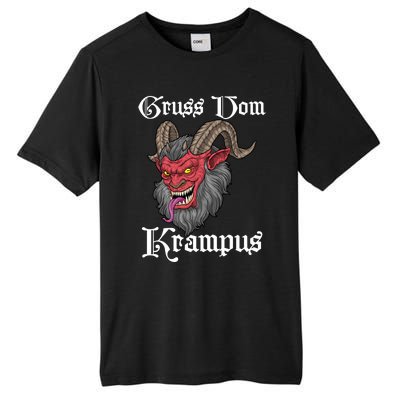 Gruss Vom Krampus Germanic Christmas Demon Merry Krampus Tall Fusion ChromaSoft Performance T-Shirt