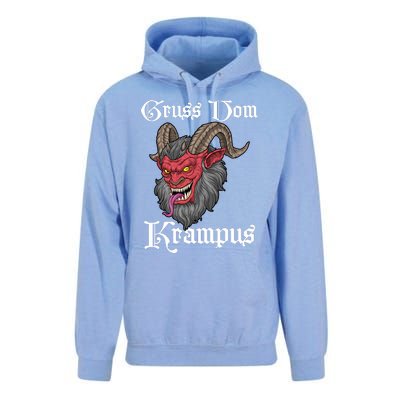 Gruss Vom Krampus Germanic Christmas Demon Merry Krampus Unisex Surf Hoodie