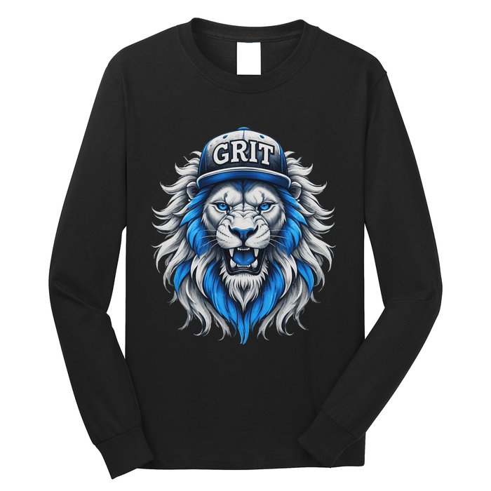 Grit Vintage Lion Lover Women Boy Long Sleeve Shirt