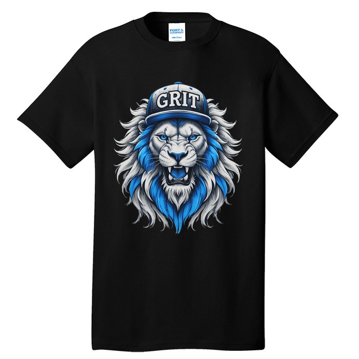 Grit Vintage Lion Lover Women Boy Tall T-Shirt