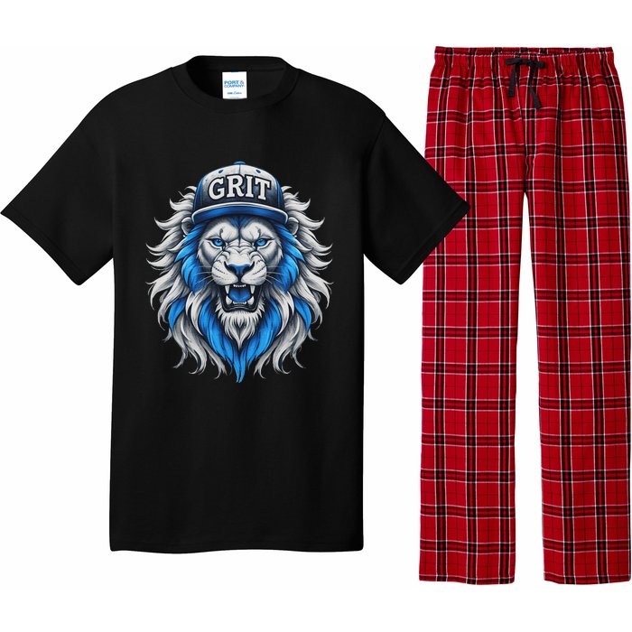 Grit Vintage Lion Lover Women Boy Pajama Set