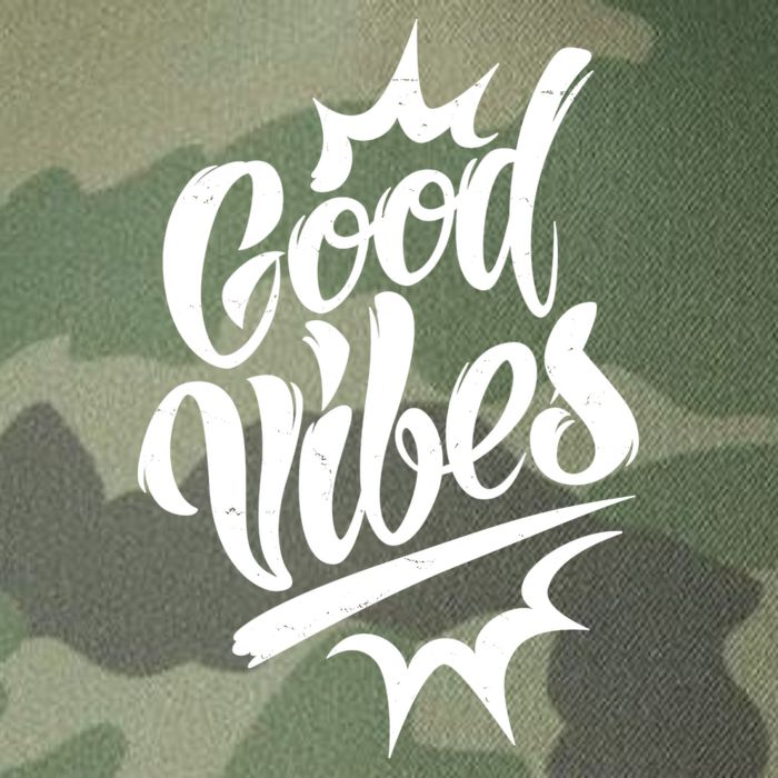 Good Vibes Motivational Quote Legacy Tie Dye Trucker Hat