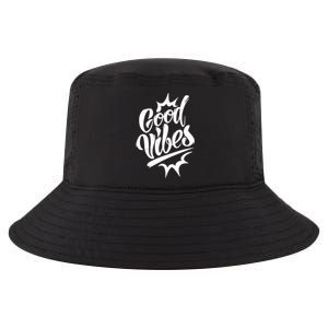 Good Vibes Motivational Quote Cool Comfort Performance Bucket Hat