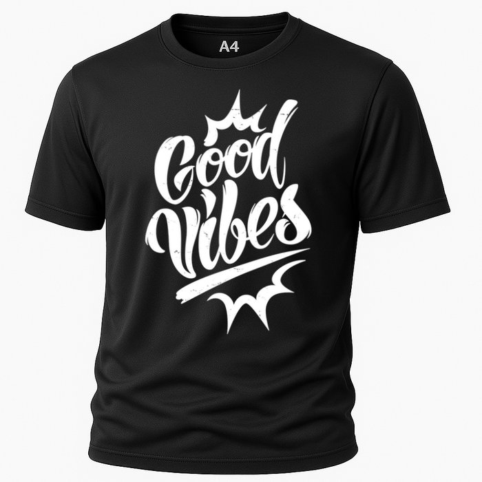Good Vibes Motivational Quote Performance Shirt