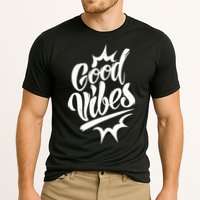 Good Vibes Motivational Quote Performance Shirt