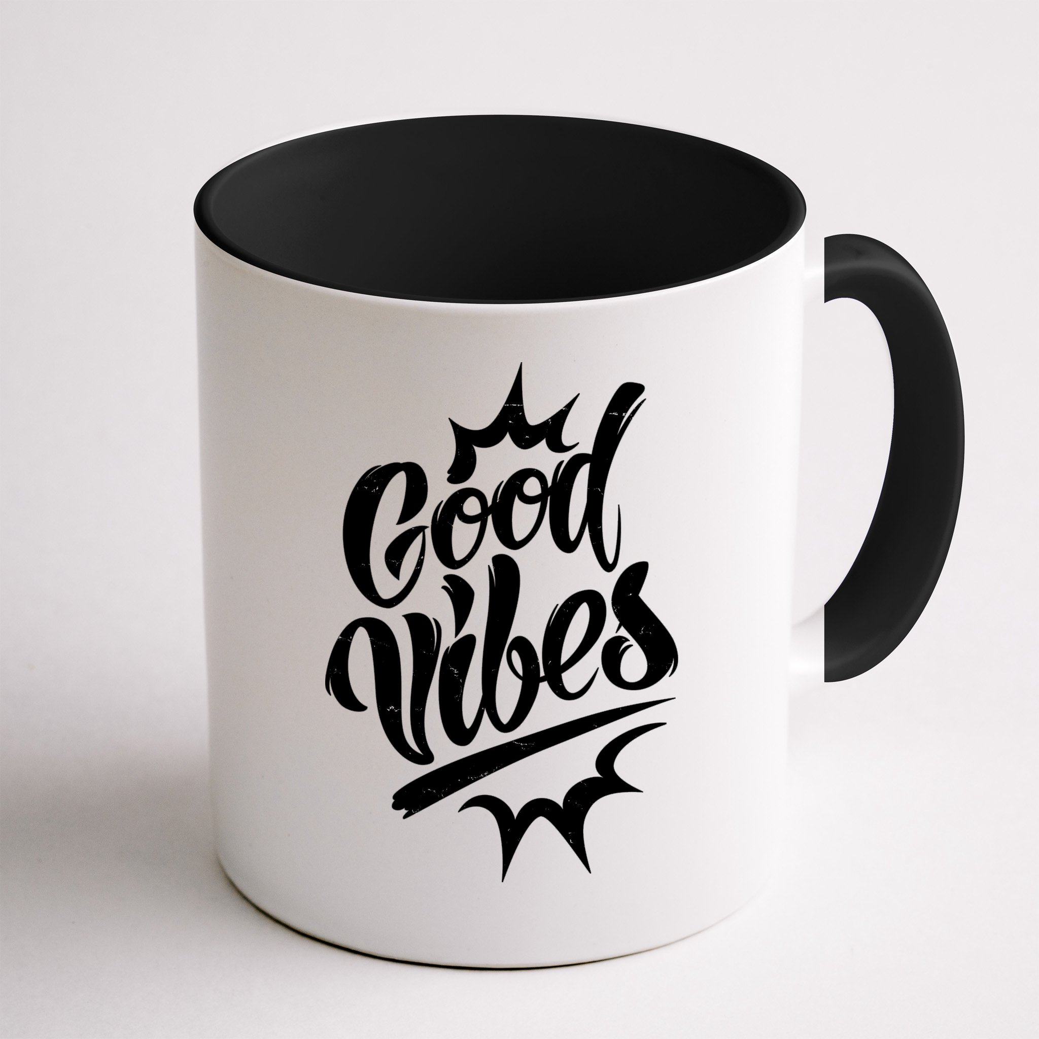 Good Vibes Motivational Quote Mug