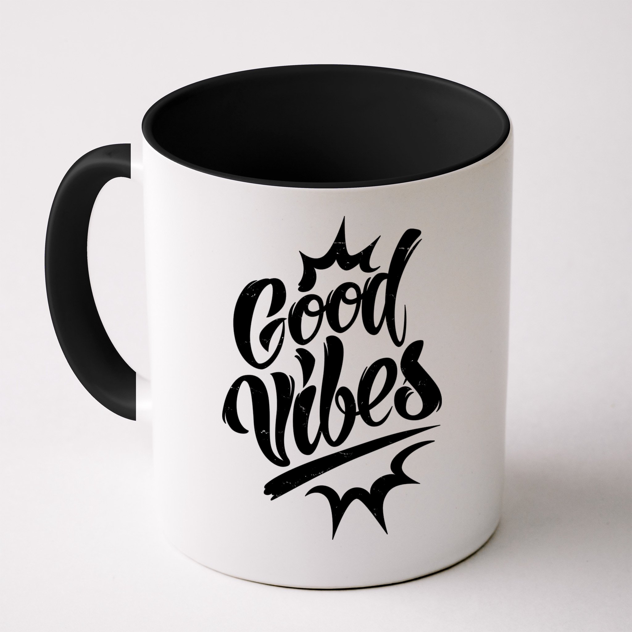 Good Vibes Motivational Quote Mug