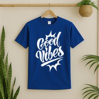 Good Vibes Motivational Quote T-Shirt