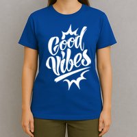 Good Vibes Motivational Quote T-Shirt