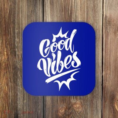 Good Vibes Motivational Quote Coaster