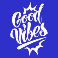 Good Vibes Motivational Quote Ladies Essential Flowy Tank