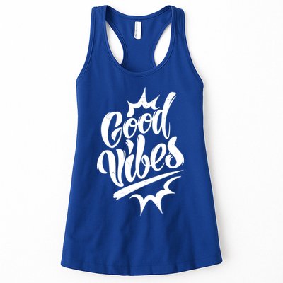 Good Vibes Motivational Quote Womens Tank Top
