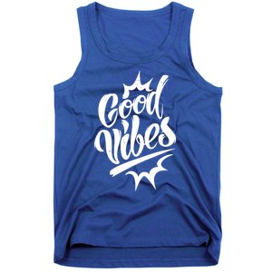 Good Vibes Motivational Quote Tank Top