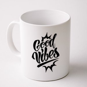 Good Vibes Motivational Quote Coffee Mug