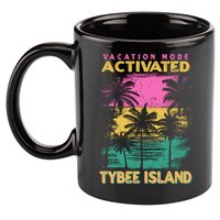 Georgia Vacation Mode Activated Tybee Island Gift 11oz C Handle Ceramic Mug