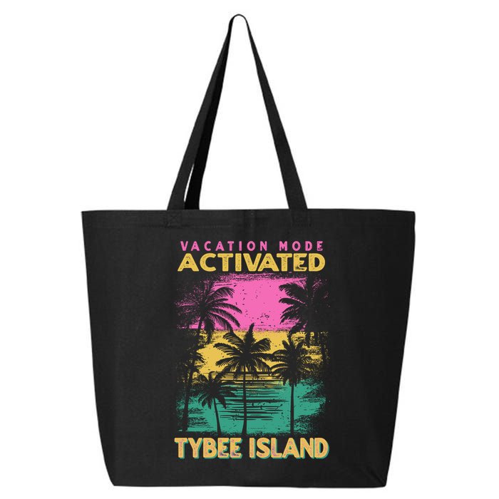 Georgia Vacation Mode Activated Tybee Island Gift 25L Jumbo Tote