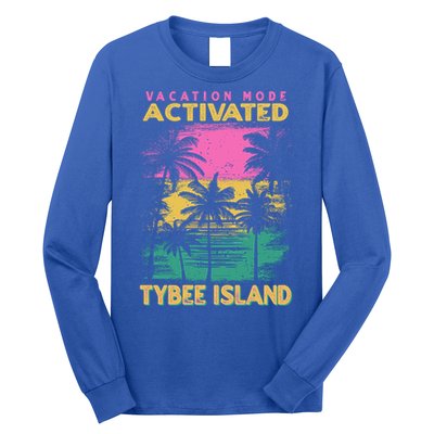 Georgia Vacation Mode Activated Tybee Island Gift Long Sleeve Shirt
