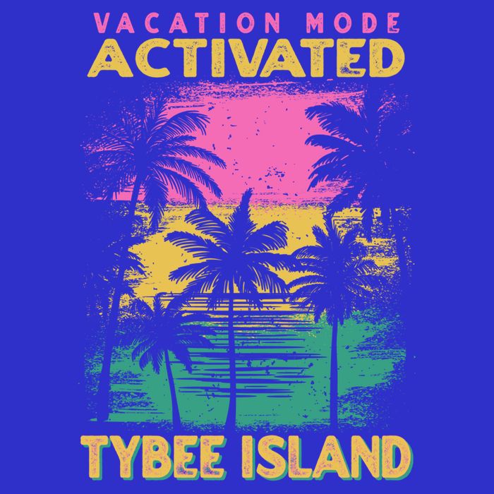 Georgia Vacation Mode Activated Tybee Island Gift Button