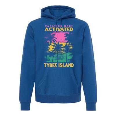 Georgia Vacation Mode Activated Tybee Island Gift Premium Hoodie