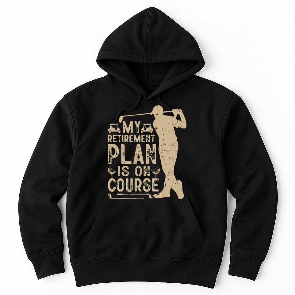 Golf vintage My Retirement Plan Golfing Golf Hoodie