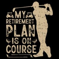 Golf vintage My Retirement Plan Golfing Golf Tank Top