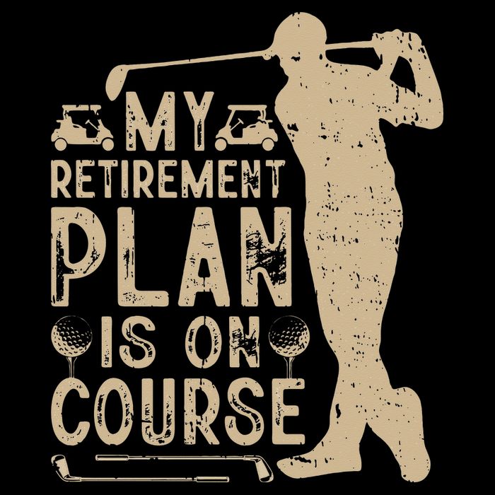 Golf vintage My Retirement Plan Golfing Golf Tank Top