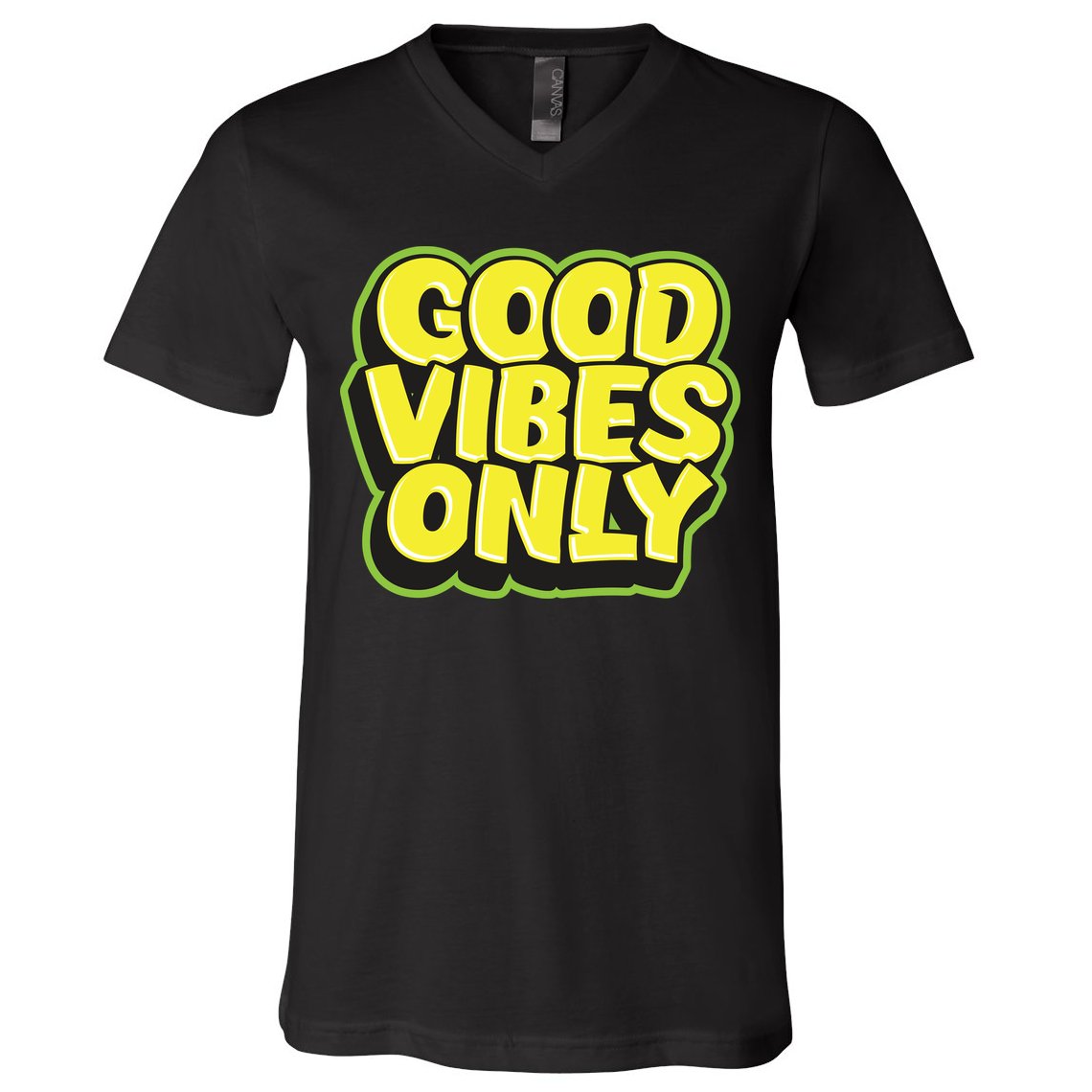 Good Vibes Only V-Neck T-Shirt