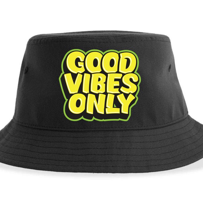 Good Vibes Only Sustainable Bucket Hat