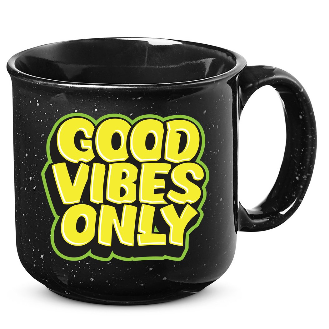 Good Vibes Only 15oz Campfire Ceramic Mug