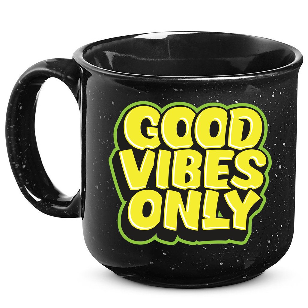 Good Vibes Only 15oz Campfire Ceramic Mug