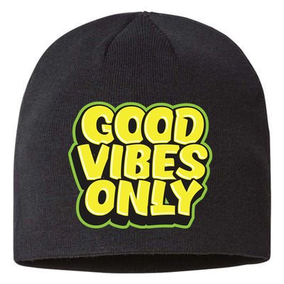 Good Vibes Only Sustainable Beanie