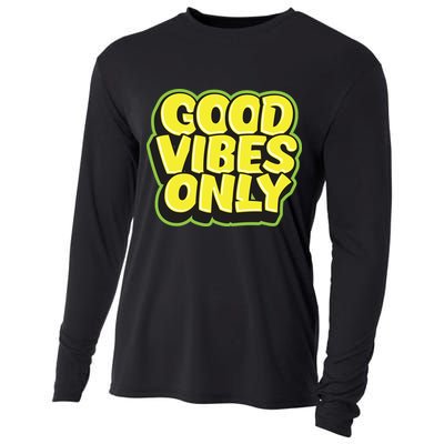 Good Vibes Only Cooling Performance Long Sleeve Crew