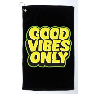 Good Vibes Only Golf Towel