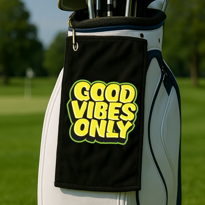 Good Vibes Only Golf Towel